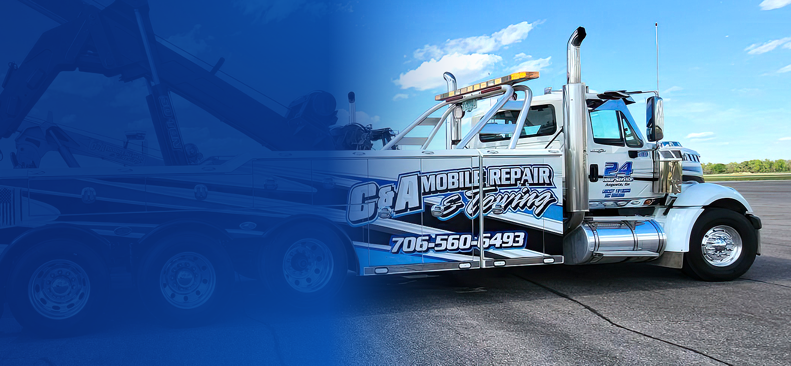 Tow truck mobile repair service