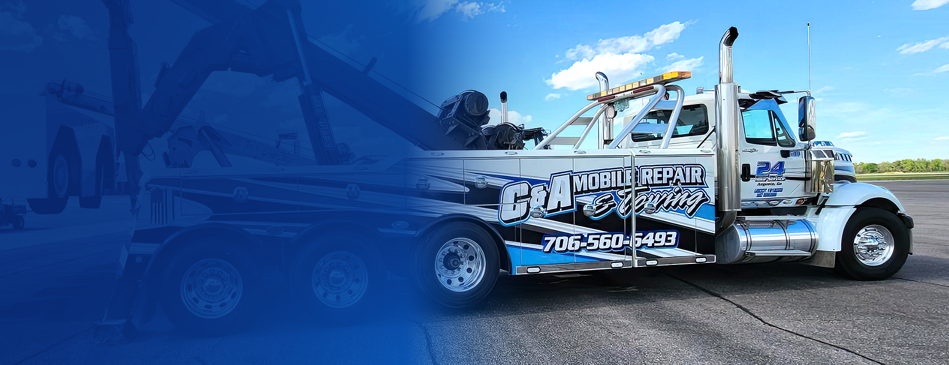 Tow truck mobile repair service
